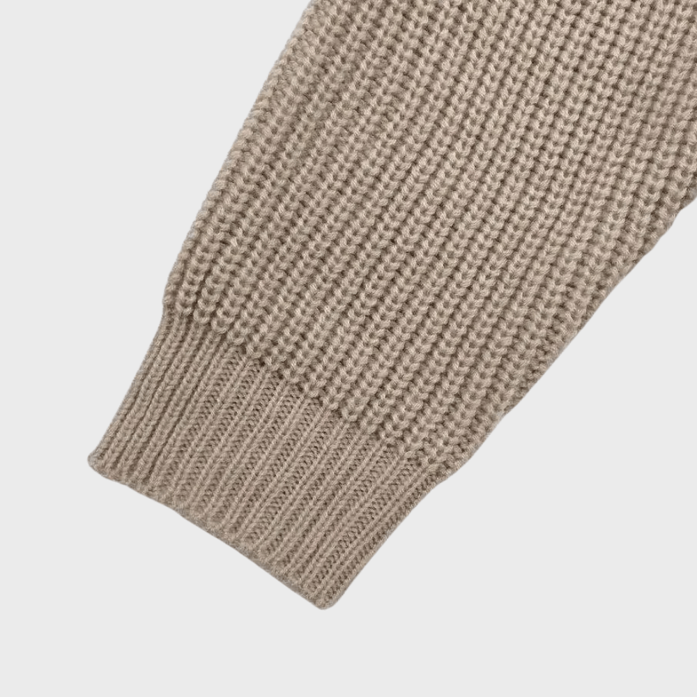 Chevron Colourblock Knit Sweater | Soft Acrylic Blend | Casual Comfort