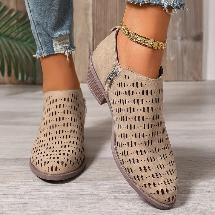 Eleanor | Women Spring Casual Cutout Ankle Boots