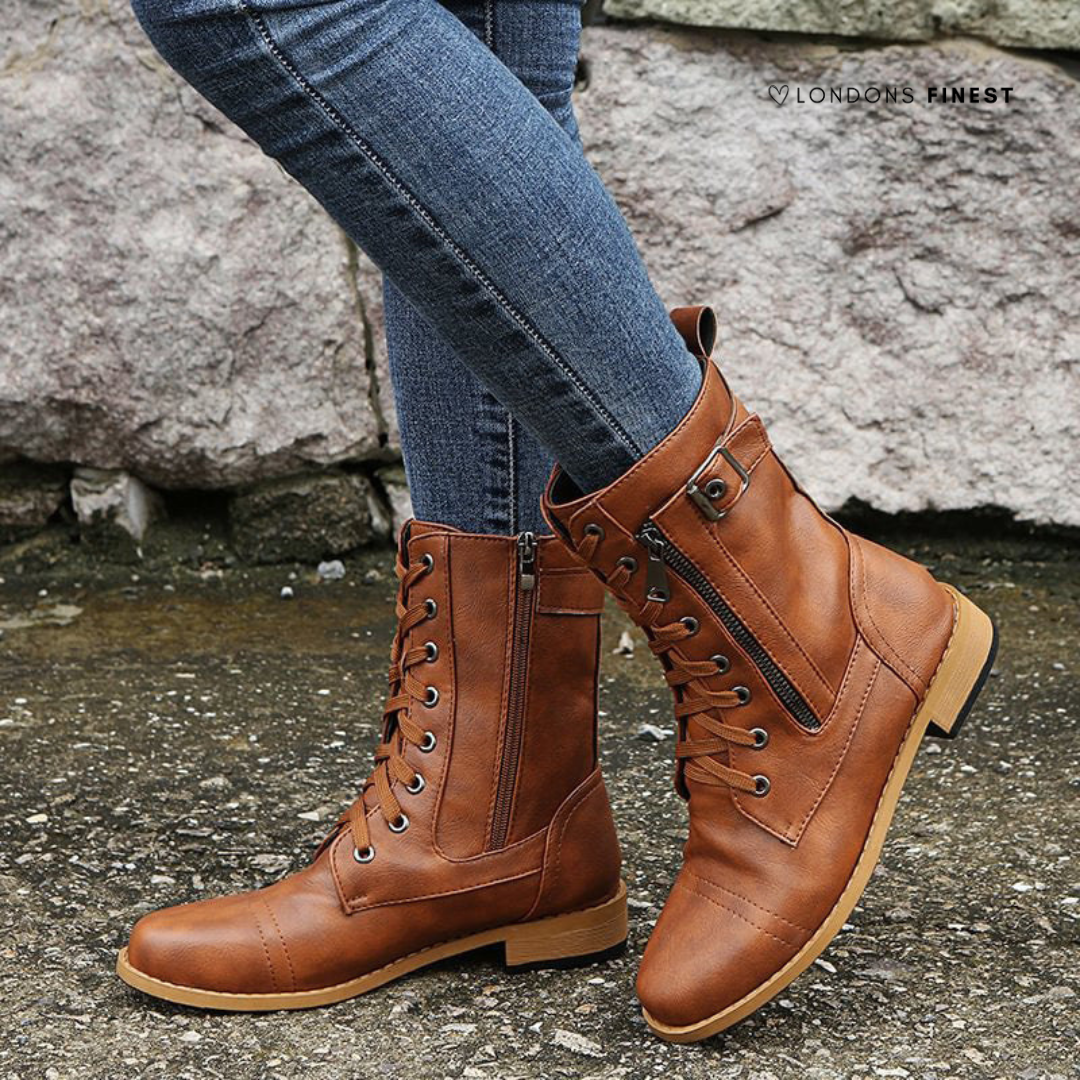 Rose | Women Orthopedic Lace-Up Winter Boots