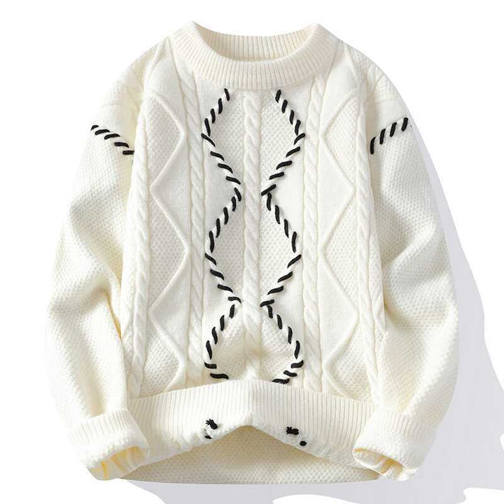 Chunky Cable Knit Sweater | Warm Winter Style | Casual Comfort