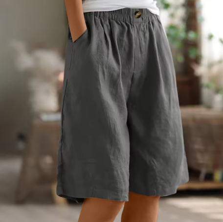 ZYLA – LINEN COMFORT RELAXED SHORTS